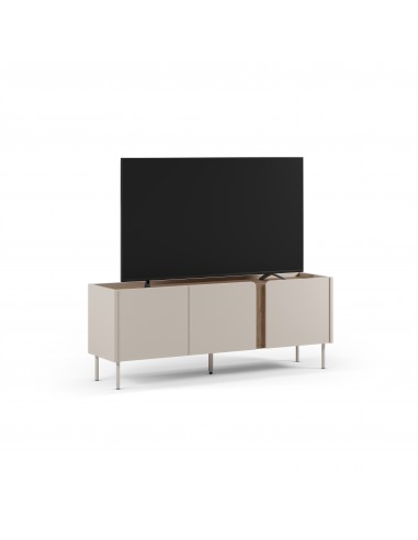 Mueble de TV de diseño LUCILE 140 color crema y...
