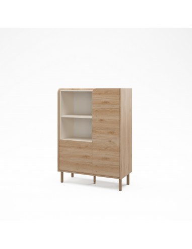 Aparador cube alto de design MONZA 90 em cor...