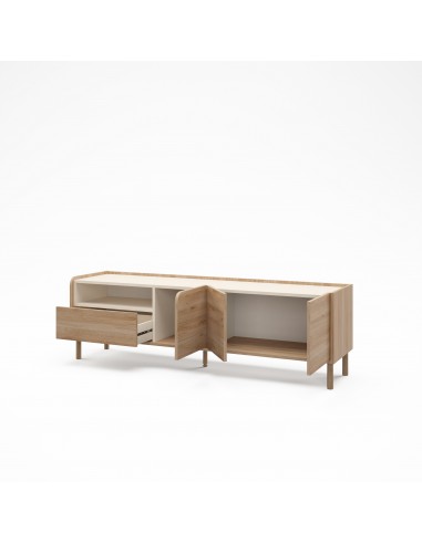 Mueble de TV de diseño MONZA 180 color roble y...