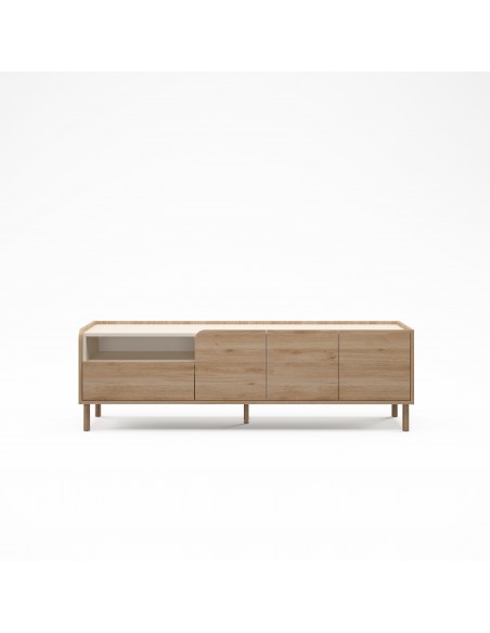 Mueble de TV de diseño MONZA 180 color roble y visón