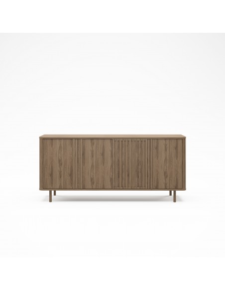 Aparador de diseño SALMA 180 x 40, 4 puertas en color roble