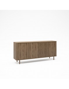 Aparador de diseño SALMA 180 x 40, 4 puertas en color roble