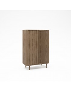 Aparador alto cubo de diseño SALMA 86 x 130, 2 puertas en...