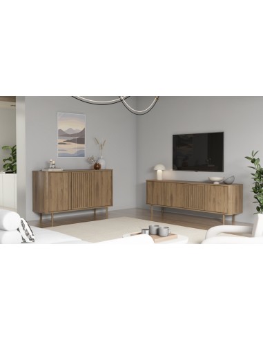 Móvel TV de design SALMA 180 x 40, 4 portas em...