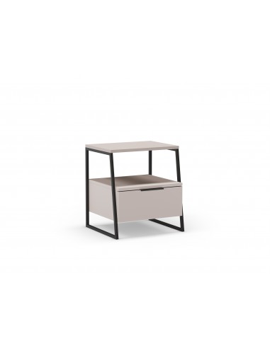 Mesa de cabeceira VELIA 45 X 50, cor creme e...