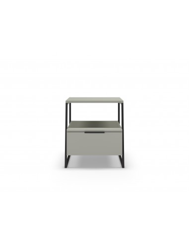 Mesa de cabeceira VELIA 45 X 50, cor verde e...