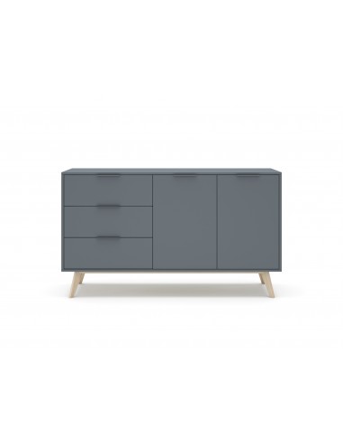 Aparador de design nórdico PISCO 140, pinho...