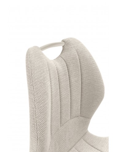 Silla de diseño MULI, respaldo acolchado tejido...