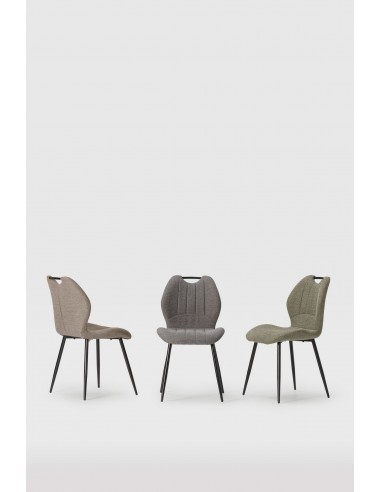 Cadeira design MULI, encosto acolchoado em...