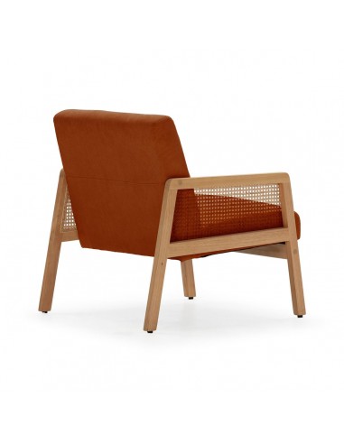 Sillón DEBRA de ratán sintético y madera,...