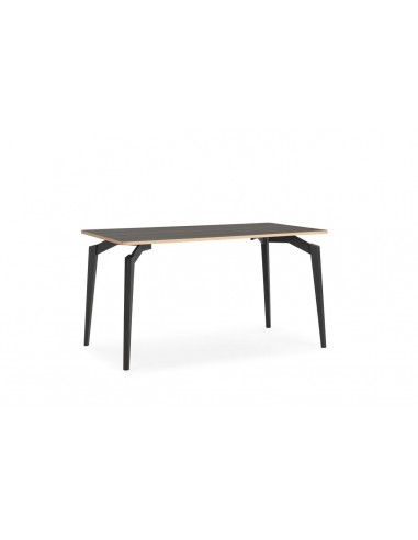 Mesa de comedor minimalista DENIA 140 x 80 color negro