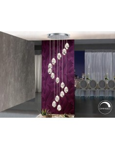 LAMPARA Ø50 ROCIO 14 LED CROMO