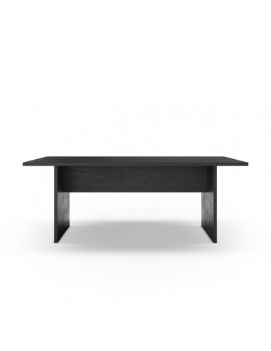 Mesa contemporanea LOANA 200 x 100, MDF negro