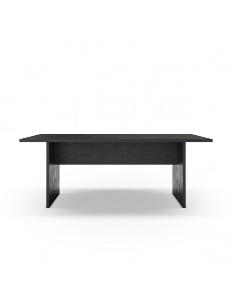 Mesa contemporânea LOANA 200 x 100, MDF preto