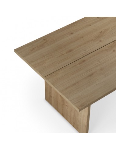 Mesa contemporânea LOANA 200 x 100, MDF carvalho