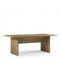 Mesa contemporanea LOANA 200 x 100, MDF roble