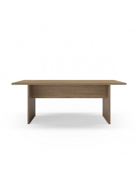 Mesa contemporanea LOANA 200 x 100, MDF roble oscuro