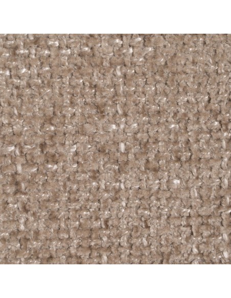 Silla Duende con brazos moderna de madera curvada haya y tela marrón