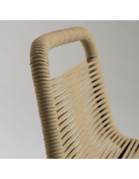 GLENVILLE 74 Tamborete exterior corda, metal