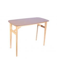 Mesa alta diseño nórdico ALAIA 130 x 60, chapa de roble