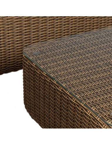 Set de sofá de 3 plazas, 2 sillones y mesa de...