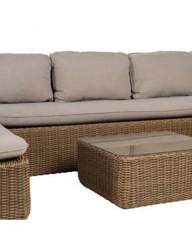 Conjunto de sofá de 3 lugares, 2 cadeirões e...