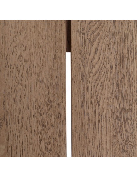 Set ALTEA de sofá de 2 plazas, 2 sillones y mesa de centro de aluminio efecto madera