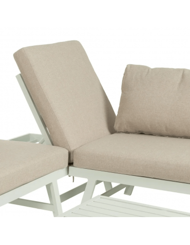 Conjunto CALPE, 2 sofás de canto e mesa de...