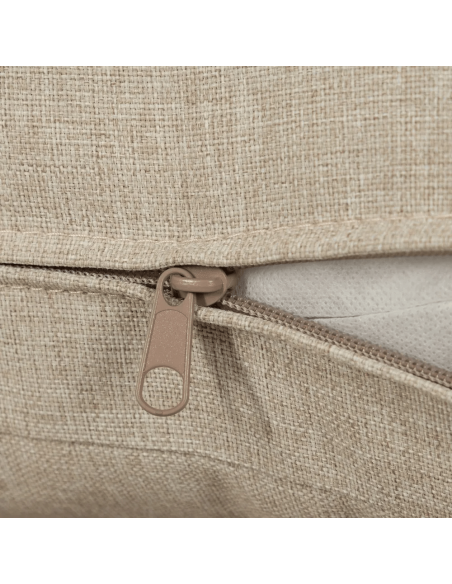 Conjunto CALPE, 2 sofás de canto e mesa de centro em alumínio branco