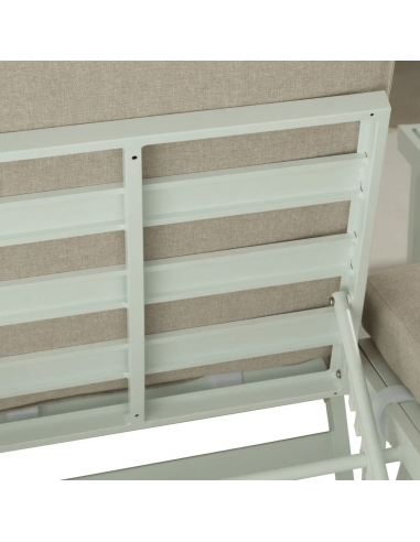 Conjunto CALPE, 2 sofás de canto e mesa de...