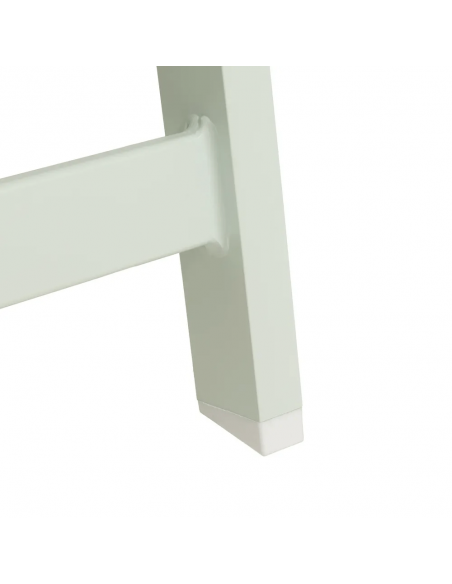 Set CALPE, 2 sofás esquineros y mesa de centro de aluminio blanco