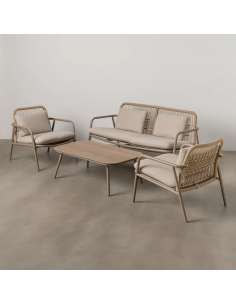 Set BENIDORM, 2 sillones, sofa de 2 plazas y mesa centro... 2