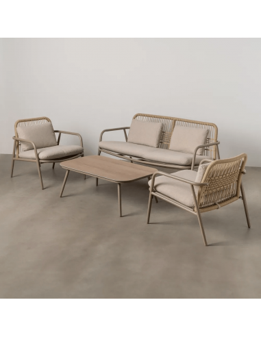 Conjunto Benidorm, 2 cadeirões, sofá de 2...