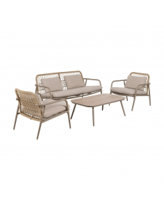 Set BENIDORM, 2 sillones, sofa de 2 plazas y mesa centro...