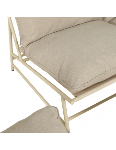 Conjunto ext Benicarlo, 2 cadeirões, sofá de 2...