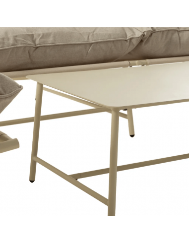 Conjunto ext Benicarlo, 2 cadeirões, sofá de 2...