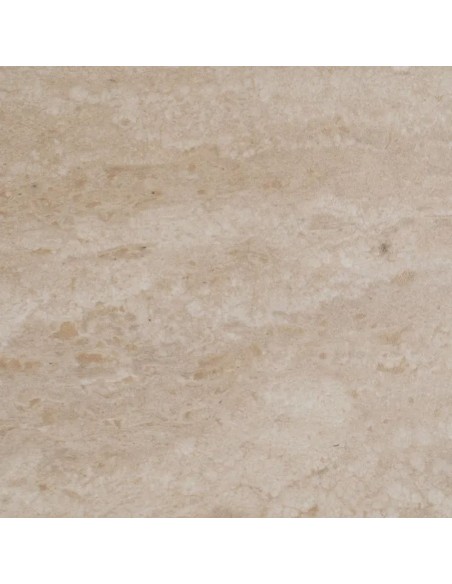 Mesa redonda de comedor LUCCA 90 en look Travertino