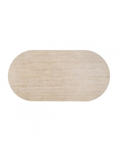 Mesa de jantar oval Lucca 180 x 90 em aspeto...