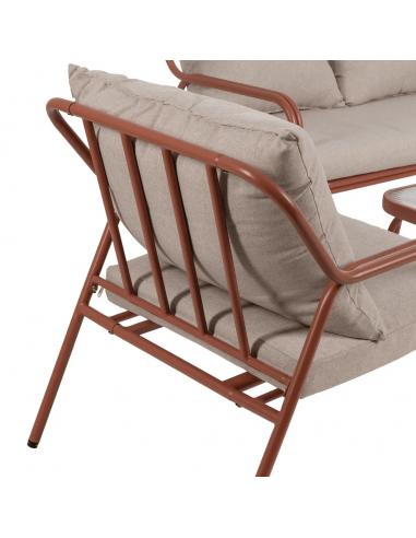 Set ext PUIG, 2 sillones, sofa de 2 plazas y...