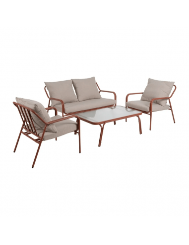 Set ext PUIG, 2 sillones, sofa de 2 plazas y...