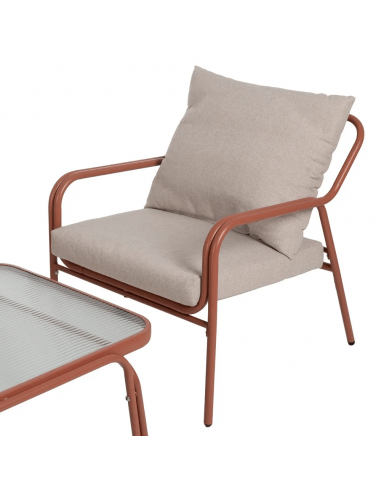 Set ext PUIG, 2 sillones, sofa de 2 plazas y...