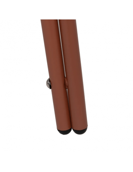 Conjunto outdoor PUIG, 2 poltronas, sofá de 2 lugares e mesa de centro em aço terracota