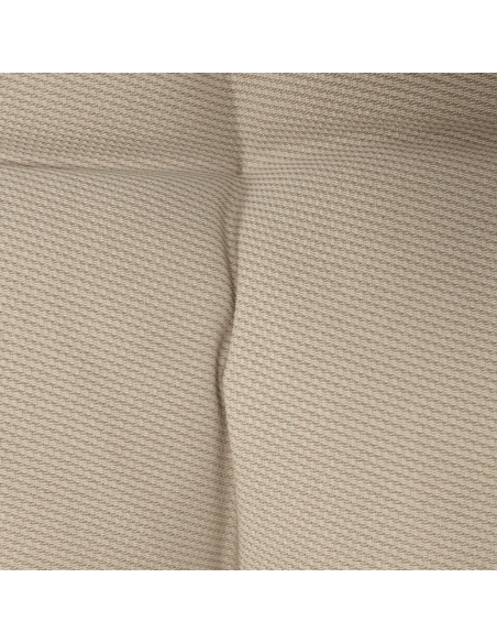 Conjunto outdoor PUZOL, 2 poltronas e mesa de centro em aço bege