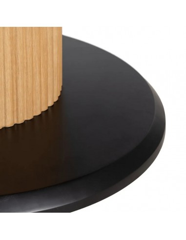 Mesa de jantar oval BREZO 180 x 90 folheado de...