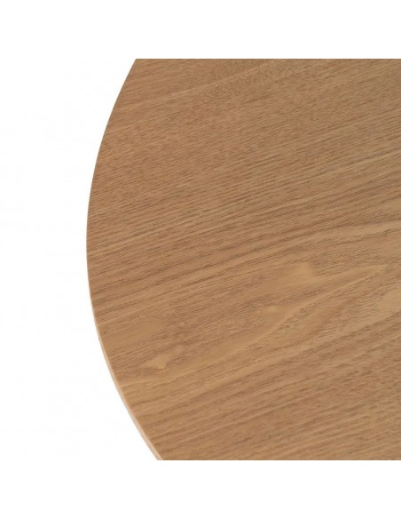 Mesa de jantar oval CALA 160 x 90 folheado a carvalho