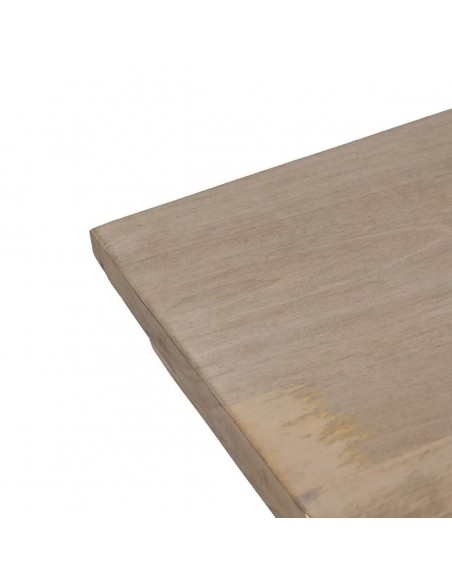Mesa comedor colonial GAZA 210 x 100, madera blanco rozado