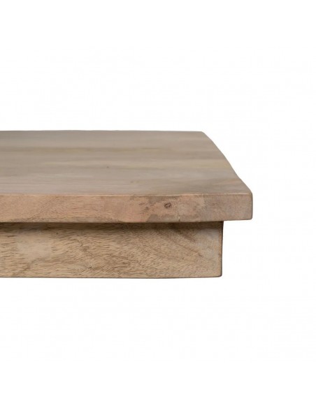 Mesa comedor colonial GAZA 210 x 100, madera blanco rozado