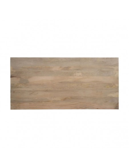 Mesa comedor colonial GAZA 210 x 100, madera blanco rozado
