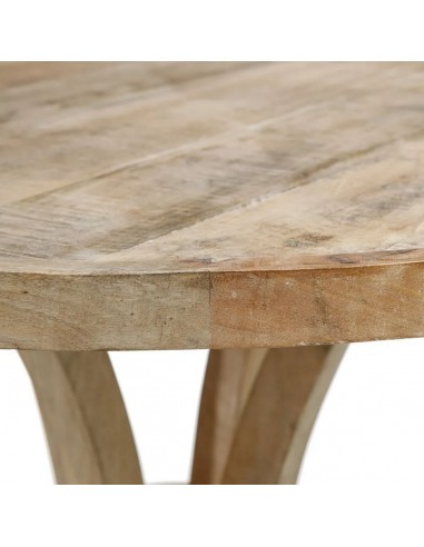 Mesa redonda colonial GAZA 85, madera mango...