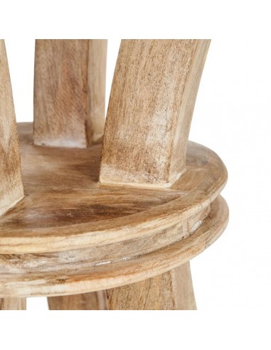 Mesa colonial redonda GAZA 100, madera mango...